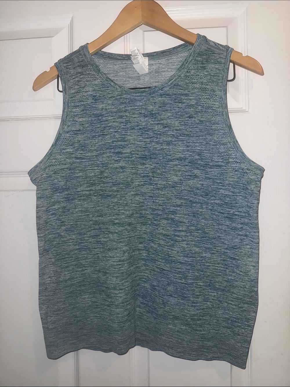 Athleta Heathered Teal Sleeveless Tank